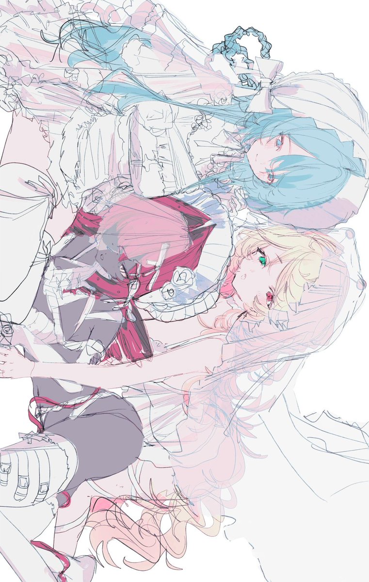 inuwoartwork's tweet photo. ラフまとめ 基本的にここから塗り込んでいきます…🐶 https://t.co/yYrtmrcVtI