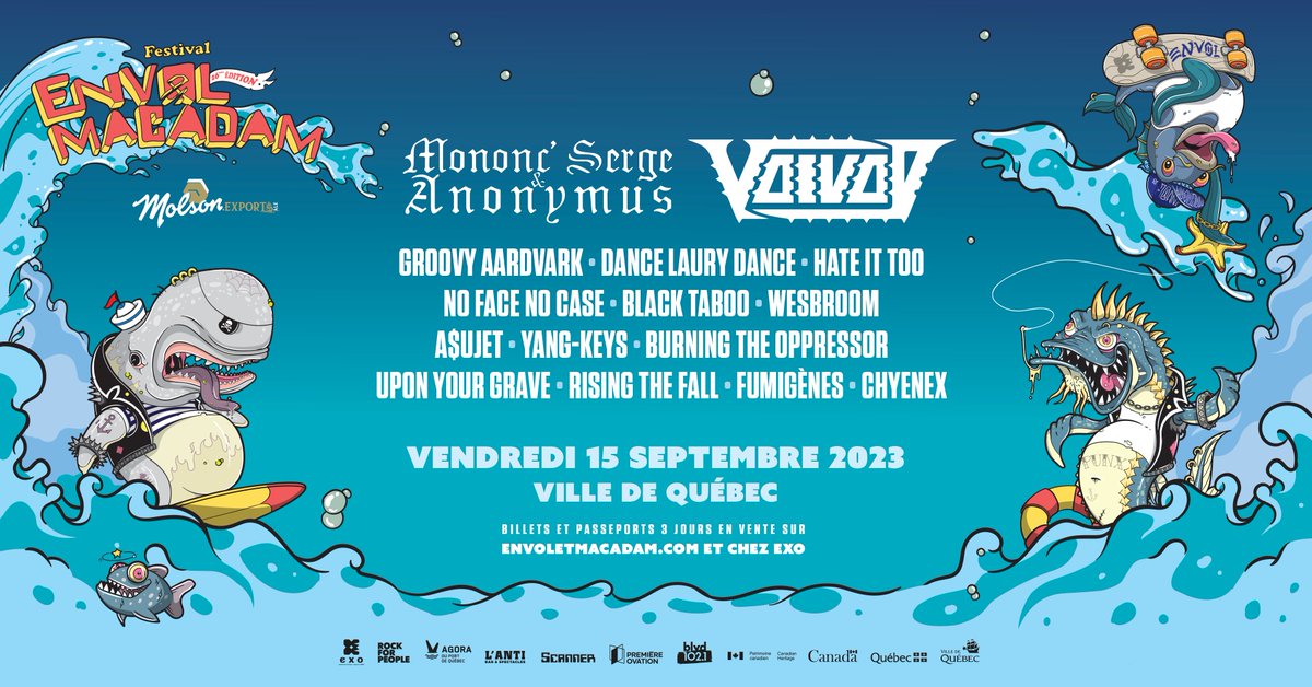 Envol et Macadam tweet media