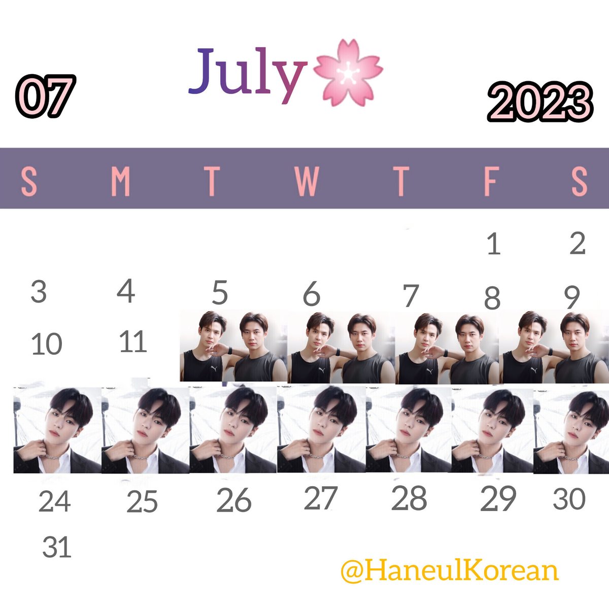 haneulkorean's tweet photo. 📢📅 อัพเดตปฏิทิน เดือน #กรกฏาคม 👇

📝#トレジャー #윤재혁 #TREASURE #แจฮยอก           #HappyYoonJaehyukDay

📝#GiveAwayxphamph02 #ZB1
     #ZEROBASEONE

📝#LawsofAttraction 
     #กฎแห่งรักดึงดูด 
     #แจมรชตะ #ฟิล์มธนภัทร #ช่อง31วัน                #FilmThanapat #JamRachata https://t.co/Wd4wVUnbIw