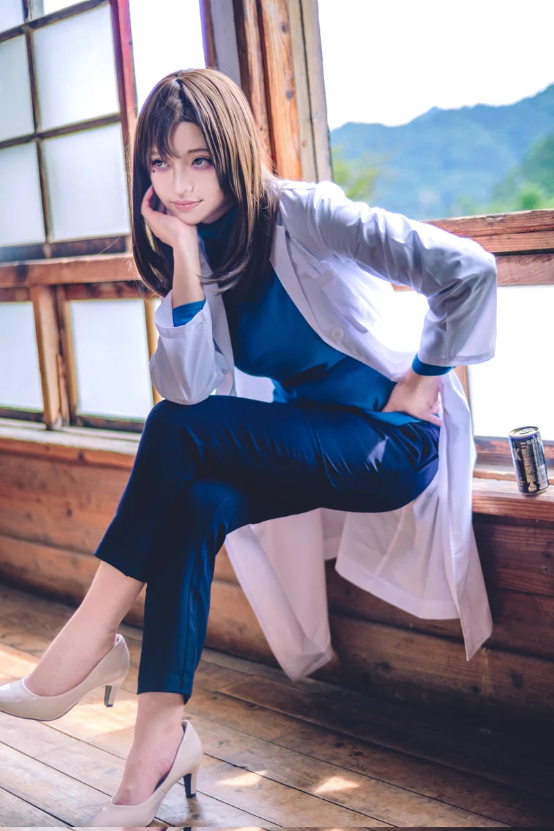 Myndo 家入硝子 コスプレ 中国 人気 呪術廻戦 家入硝子 コスプレ衣装