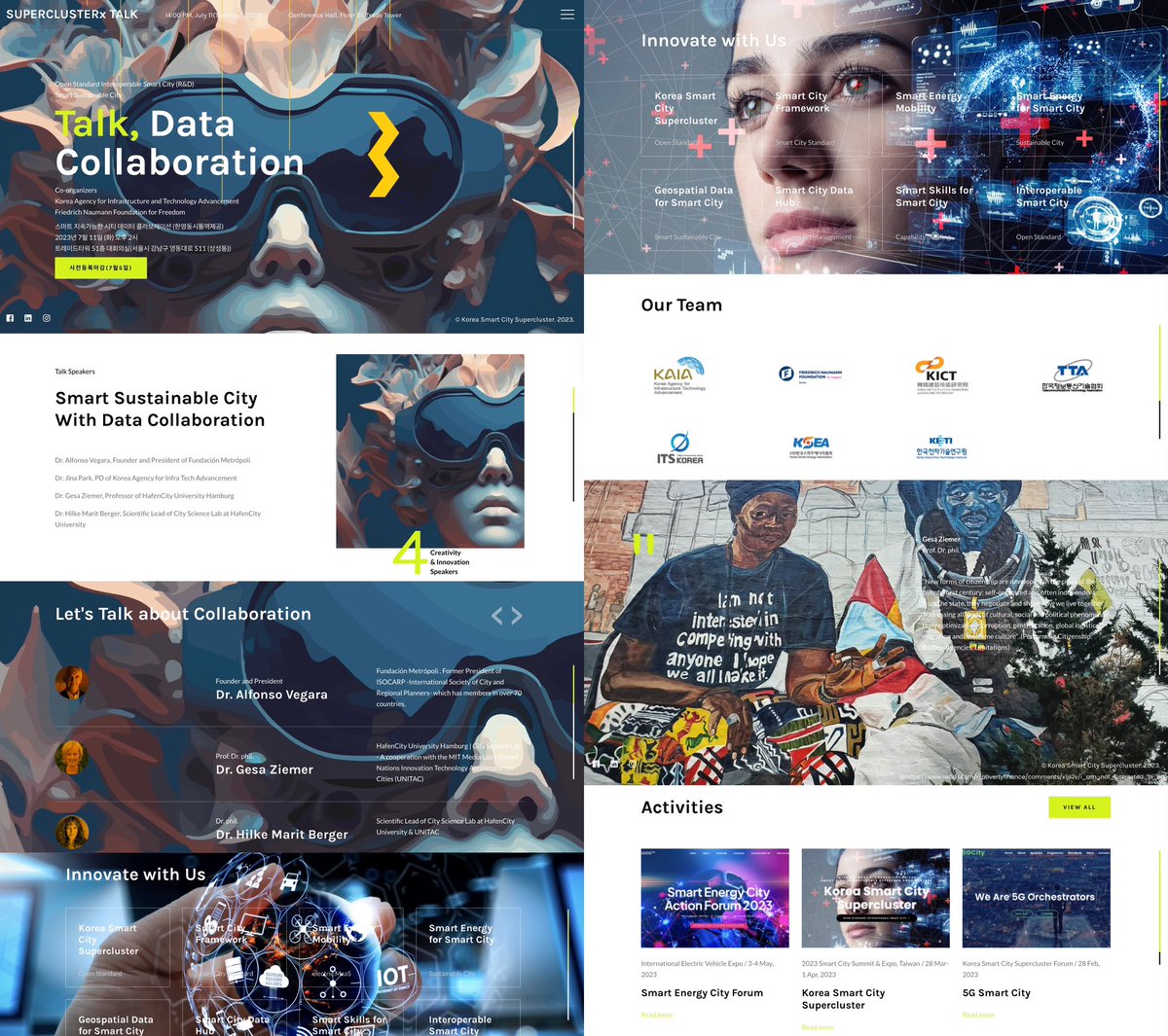 Smart Sustainable City with Data Collaboration TALK (스마트 지속가능한 시티 데이터 콜라보레이션 토크)
일시: 2023년 7월 11일 오후 2시 (1시부터 등록)
장소: 트레이드타워 51층 대회의실(서울시 강남구 영동대로 511 (삼성동))
사전등록: thinkaboutit.kr/citylab/index.…