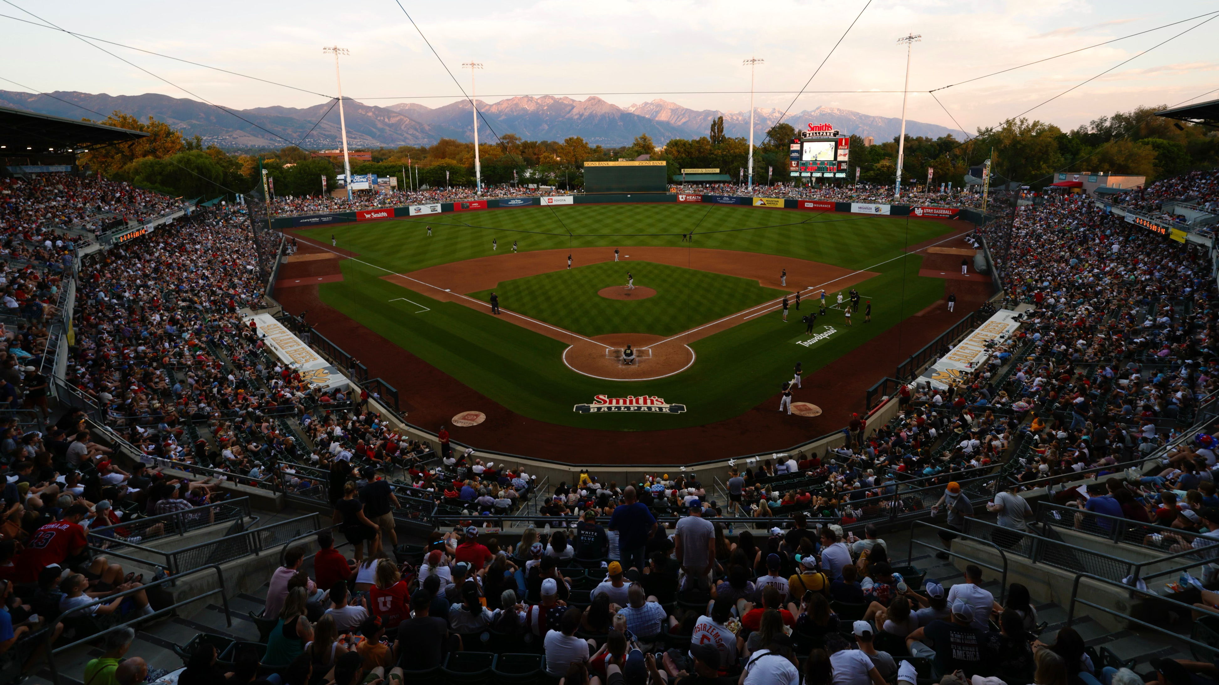 Salt Lake Bees on X: Smith's Ballpark has the largest crowd in @milb  tonight! Thank you to all 14,354 fans in attendance!   / X