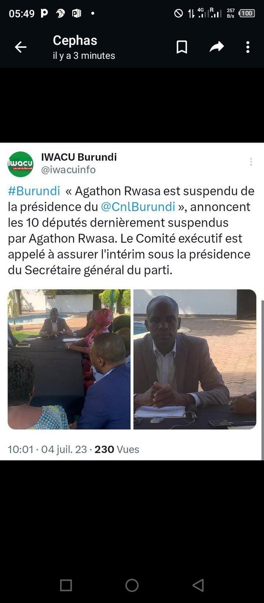 KNibizi's tweet photo. Il nous faut des remèdes forts pour sauver la démocratie. Une maladie interne et/ou externe a rongé mortellement les partis UPRONA et FRODEBU, jadis forts. La 2ème force politique est  à l'agonie. Le parti au pouvoir n'a pas été épargné ds le passé. Que nous réserve le futur ? https://t.co/YXKE56Uaqq