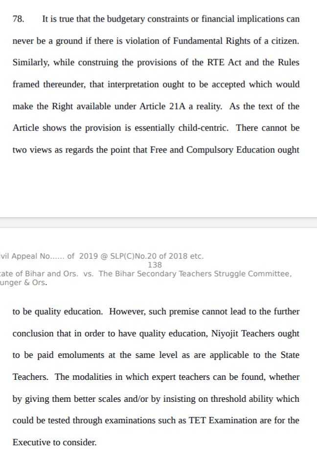 बिहार शिक्षक नियोजन, योग्यता व वेतन
⬇️
1.शिक्षा मित्र-2003 (मैट्रिक)
2.नियोजित शिक्षक-2006 (इंटरमीडीएट)
3.नियोजित शिक्षक-2012 (इंटरमीडीएट/ग्रेजुएट+टीईटी/सीटीईटी)
4.विद्यालय अध्यापक-2023 (इंटरमीडिएट/ग्रेजुएट+टीईटी/सीटीईटी+बीपीएससी)
न्यूनतम योग्यता- 1<2<3<4☺
वेतन भुगतान- 1>2>3>4😔
