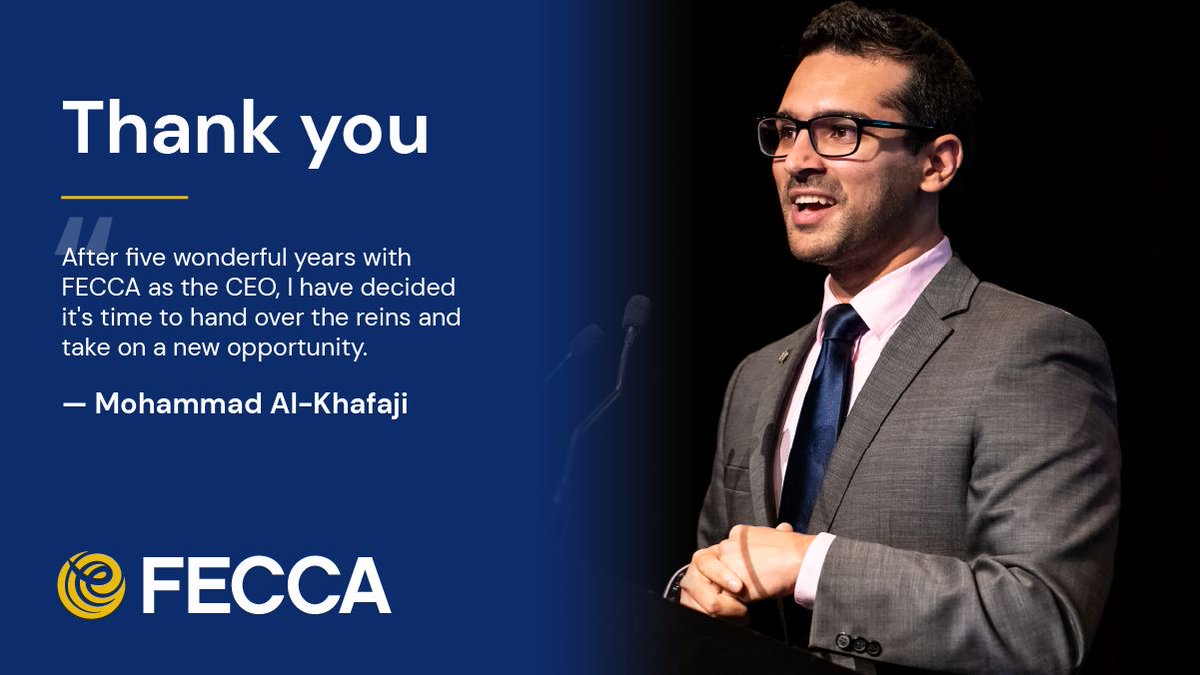 iFECCA's tweet photo. "It has been an absolute pleasure and privilege leading Australia's multicultural peak body. Thank you to all who supported me in this role, especially the board and my talented, professional, and hard-working staff."

Read full announcement >> https://t.co/EIvvcFNOIn https://t.co/lqlHFcWIcq