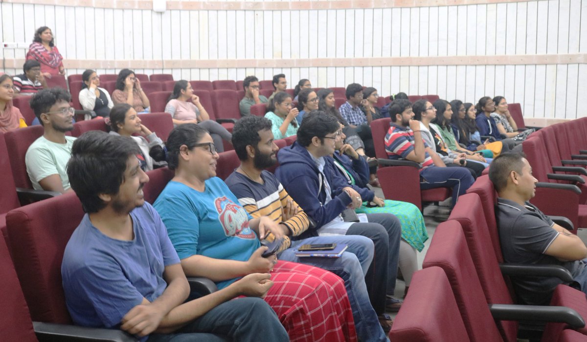 DBT_NBRC's tweet photo. Dr. Amitabh Majumdar, #Ph.D., Associate Professor, #NCCS, Pune held his presentation on "Towards Understanding the Regulation of #Orb2 #Oligomerization &amp; long #memory" at P.N.Tandon auditorium, NBRC.
@GhoshRoyLab @urssahu @arpansview https://t.co/R7Zzrna5eW