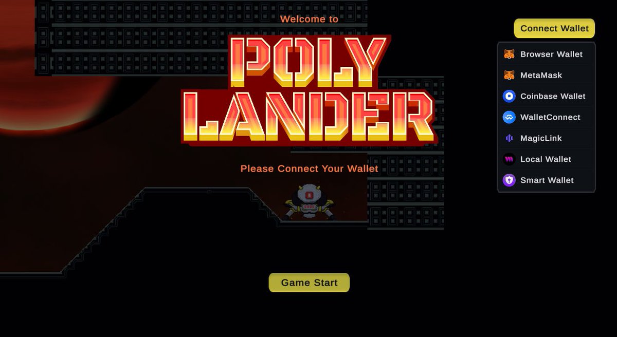 PolyLander's tweet image. Game Slash - Connect and Launch your NFT PolyLander - Explore Space and Math to win the GameFi $MATIC pool. 

Coming Q4 2023