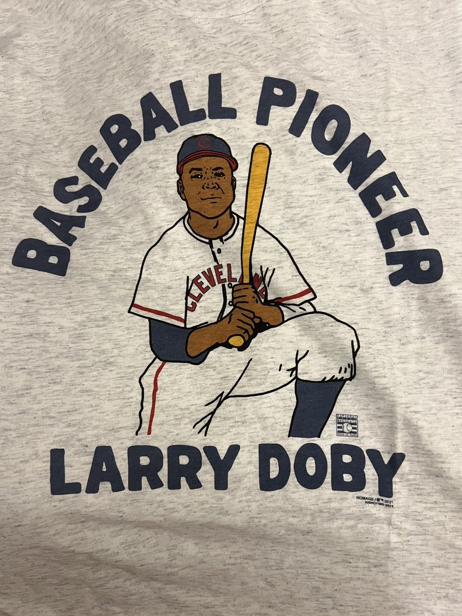 Tomorrow is #LarryDobyDay, y’all ready?! This needs to be A Thing. @HOMAGE @CleGuardians @MLB @MLBPA #BaseballIsLife
