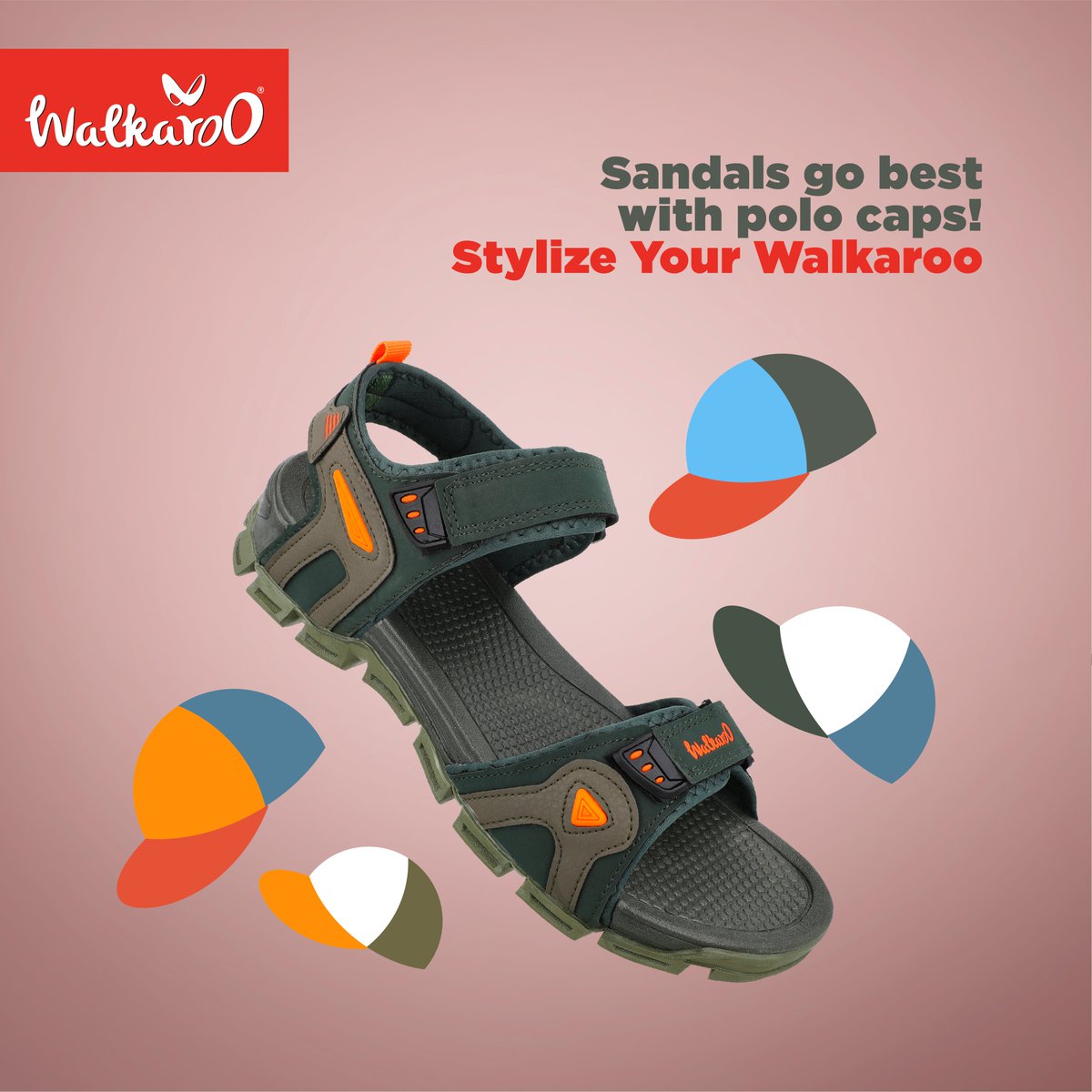 WalkarooIN's tweet image. Polo caps just complete the look with sandals. So you look dapper from head to toe when you go out! Get a few in colors of your choice to complete the look with our new sandals. It’s the small accessories that make all the difference.
#Walkaroo #Fashion #Style #FashionTrends
