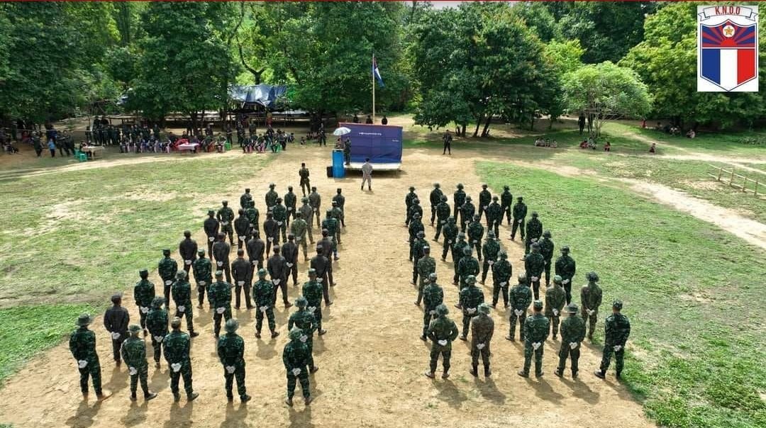 NantEiThandar's tweet image. Palaw Karen PDF which has been bringing an armed revolution against the juntaSAC &amp;amp; based in #Palaw tsp, #Myeik District,#Taninthayi Div is announced to be restructured as a company 5 of KNDO on Jul2. #HelpMyanmarIDPs #2023Jul5Coup #WhatsHappeninglnMyanmar