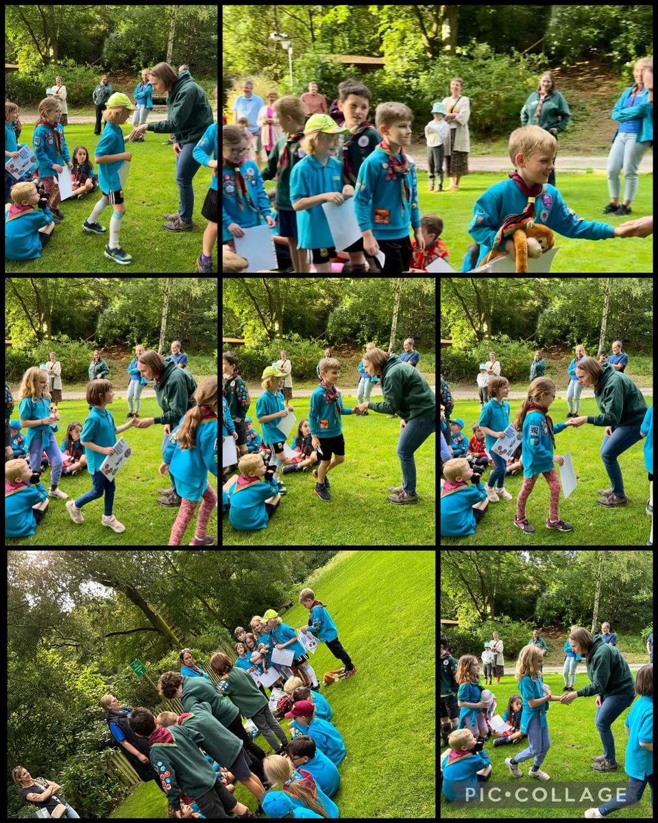 Beavers had a wonderful time den building at @QueenCharlottesWood followed by some of our older Beavers swimming up to Cubs to continue their Scouting adventure
