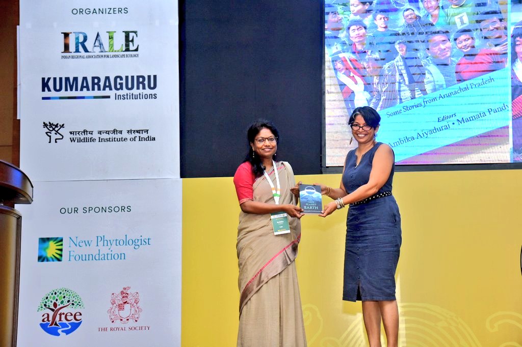 KCTOfficial's tweet photo. Interested in the human dimensions of #wildlifeconservation, Dr. Ambika Aiyadurai from Indian Institute of Technology Gandhinagar @iitgn, emphasised on inclusive model of #conservation by taking along #IndigenousPeoples to prevent underrepresentation of #marginalisedgroups. https://t.co/gB1wDKrfHY