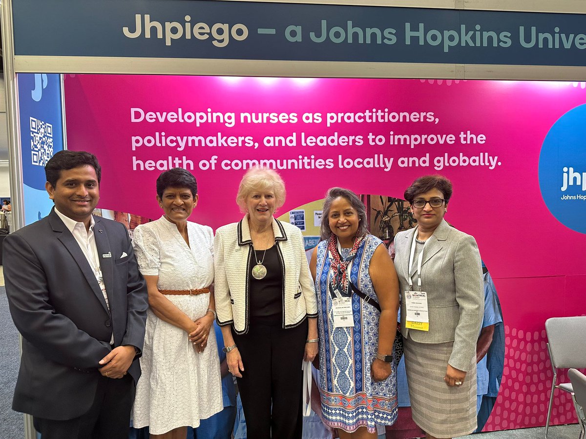 We're dedicated to strengthening nursing professionals and improving community health worldwide. #ICN2023 #NurseMidwife4Change
@Jhpiego
@JhpiegoCEO
@LintoAndrews_ @NurseMidwife_IN