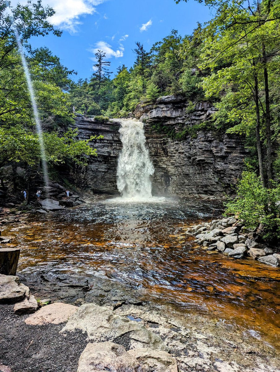 Chasing waterfalls on the right day to escape to nature 🌿🌿🌿 the catskills are really pretty!... and the doggies really like the outdoors #UpstateNY #NY