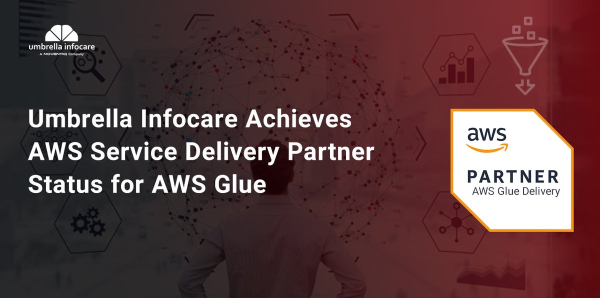UmbrellaInfocre's tweet photo. Great News! 
#UmbrellaInfocare is now an official partner of #AWSGlueDeliveryService! Now you can transform your #dataintegration journey with #AWSGlue &amp; effortlessly connect, transform &amp; load your #data for powerful analysis &amp; reporting: https://t.co/xDkpVUDRUK

#AWSPartner #AWS https://t.co/BY6MWtQiyk