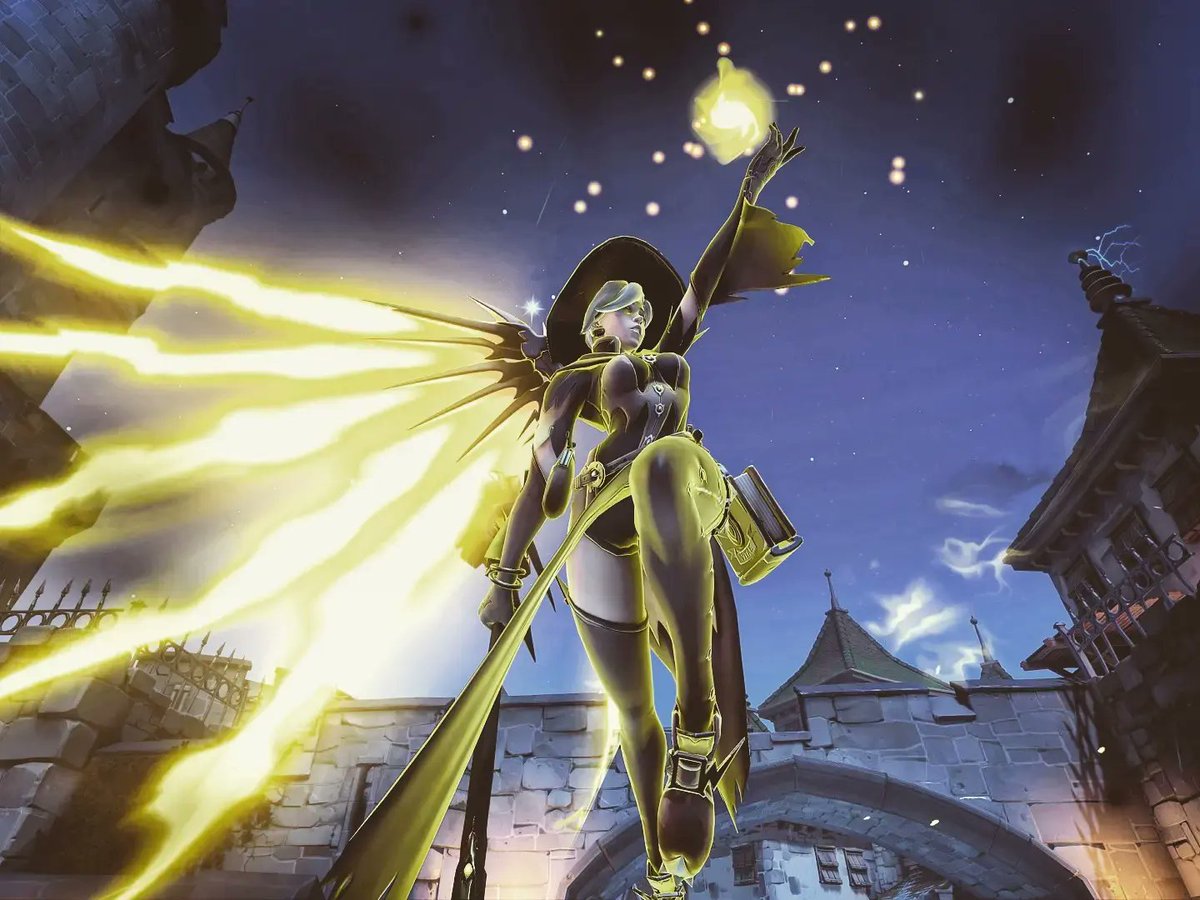 SeldarineMage's tweet photo. #Overwatch2 #Mercy #WitchMercy #Eichenwalde #Screenies https://t.co/W1cC9GHyKA
