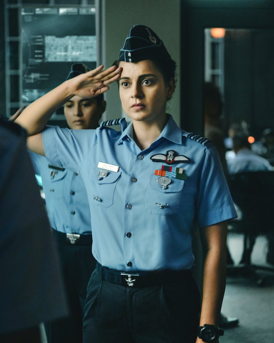 Kangana Ranaut (@kanganateam) on Twitter photo Honouring the bravery of our heroic Air Force Pilots!
Tejas, releasing in cinemas on 20th October 🇮🇳 ✈️
<a href="/sarveshmewara1/">sarveshmewara</a> <a href="/varunmitra19/">Varun Mitra</a> <a href="/anshul14chauhan/">anshul chauhan</a> <a href="/RonnieScrewvala/">Ronnie Screwvala</a> <a href="/RSVPMovies/">RSVP</a> Honouring the bravery of our heroic Air Force Pilots!
Tejas, releasing in cinemas on 20th October 🇮🇳 ✈️
<a href="/sarveshmewara1/">sarveshmewara</a> <a href="/varunmitra19/">Varun Mitra</a> <a href="/anshul14chauhan/">anshul chauhan</a> <a href="/RonnieScrewvala/">Ronnie Screwvala</a> <a href="/RSVPMovies/">RSVP</a>