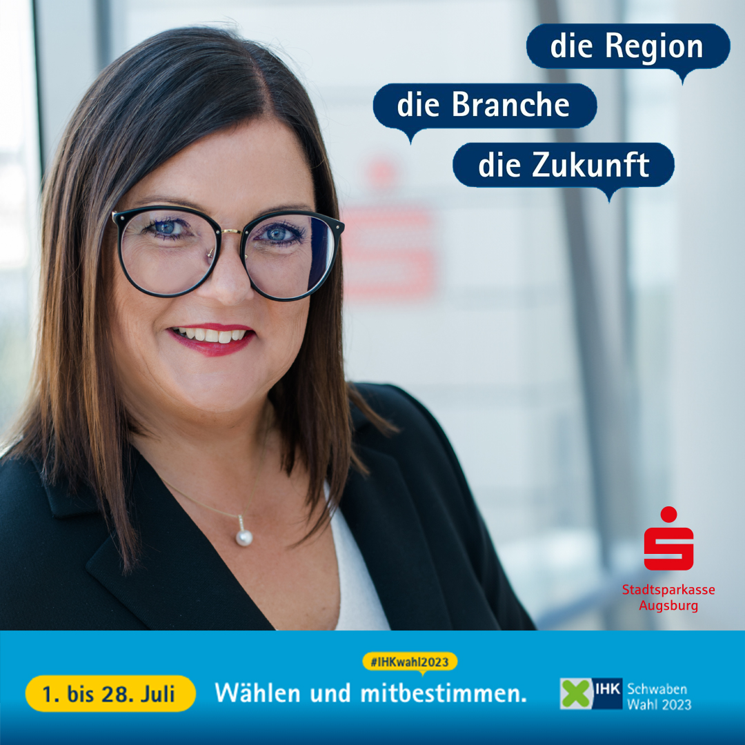 "Es ist mir wichtig, der regionalen Wirtschaft und der Finanzbranche eine Stimme zu geben und mich für deren Interessen einzusetzen. Nicht nur als Vorständin der Sparkasse, sondern auch aus der Sicht unserer vielen Kundinnen und Kunden." Sandra Peetz-Rauch.

#IHKwahl2023