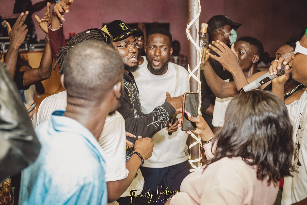 Moments From 
FAMILY VALUES LIVE IN CONCERT 
<a href="/lyricaldrsmith1/">lyricaldrsmith1</a> <a href="/Dj_Abba/">DJ Ab</a> <a href="/officialdeezell/">D e e z e l l</a> <a href="/Iceprincezamani/">Iceprince</a> <a href="/TadyJerry/">Plato's Cousin</a> <a href="/Talk2Capt/">Kapt of Bauchi</a> <a href="/khalidjoness/">Khalid Jones</a> @ijhaywonder <a href="/AuduLys/">Lys Audu</a> <a href="/skyman219/">Super Skyman</a> <a href="/veejay_arico/">Capt.arico</a> @ijhaywonder @Jazzkido_ <a href="/djsujazzy/">Suballa I. Joseph</a> <a href="/DONJAZZY/">SUPREMOS 🤍🐘</a> <a href="/iam_Habdul/">Mr.H.Abdul🐐🔰|Dass|📷|®</a> <a href="/_Thrixian/">JOStified X</a> 
#FVC
#FCM