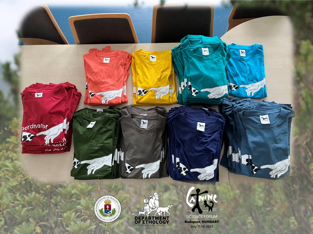 Dear Friends,
the conference T-shirts have arrived! Only you are missing from Budapest! See you in less than a week!