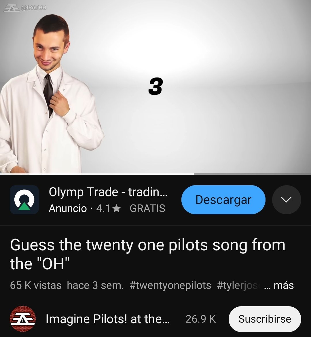toplives1's tweet photo. Son las 3 de la mañana y me desperté de la nada así que me encontré este video y ando jugando a adivinar la canción de Twenty One Pilots solo con el "Oh" (no he fallado ninguna y no me sorprende JAJAJA) https://t.co/GH7eu9fgfk