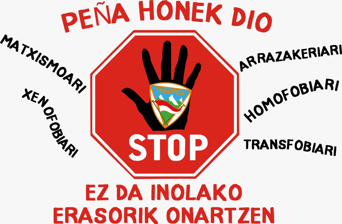 Irrintzin ez dugu inolako erasorik onartuko!!!
¡¡¡En Irrintzi no vamos a tolerar ningún tipo de agresión!!!