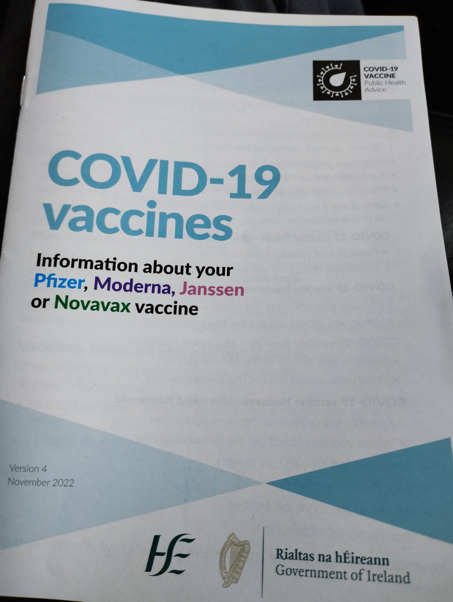 1/ I came across this Covid vaccination booklet yesterday. Not prone to peruse such things, yesterday was the first time I read it. Aside from being heavily misleading in several places it had one clear, objectively false statement in its very introduction.