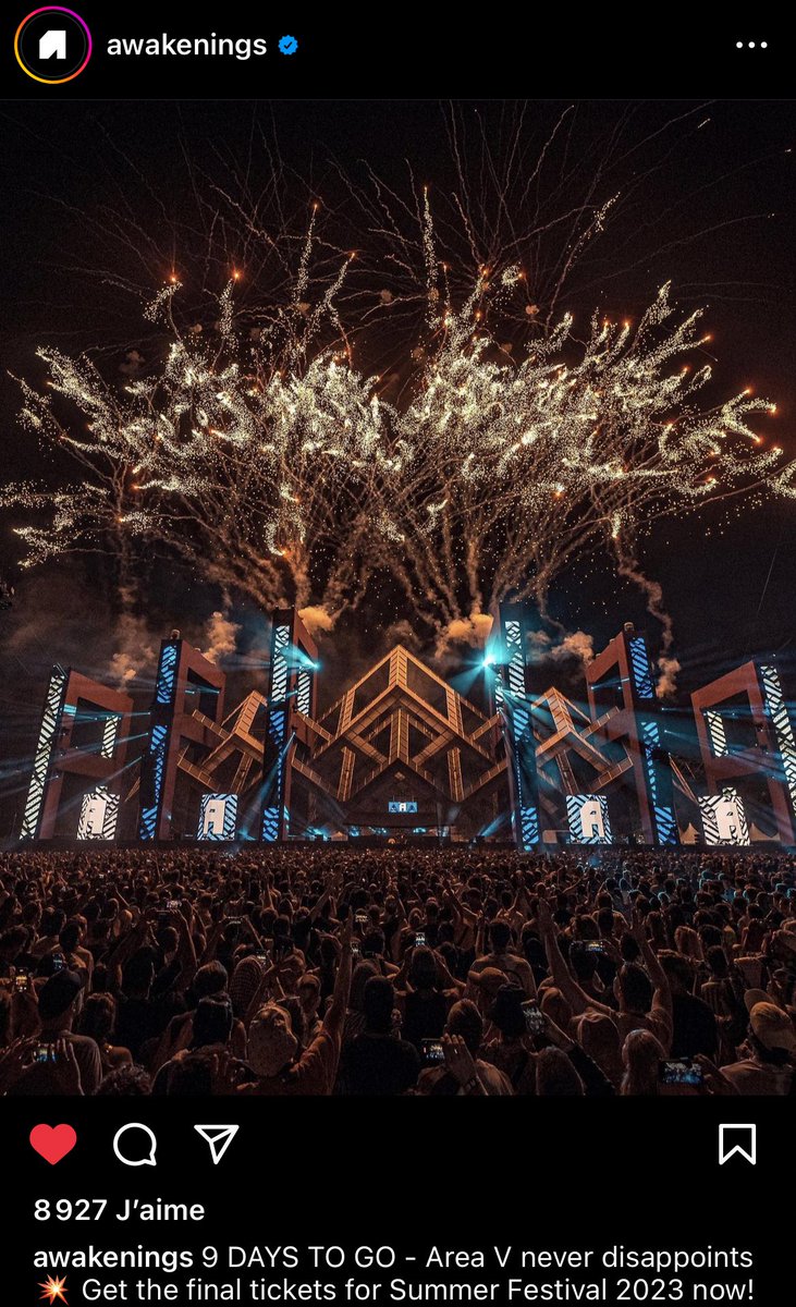 gridoutwittos's tweet photo. 2 places à vendre 
Tickets WEEK-END avec camping relax  et 1 grand locker

#Awakenings #techno #festival #ticketsforsale #summerfestival https://t.co/M7Lhcxdf9H