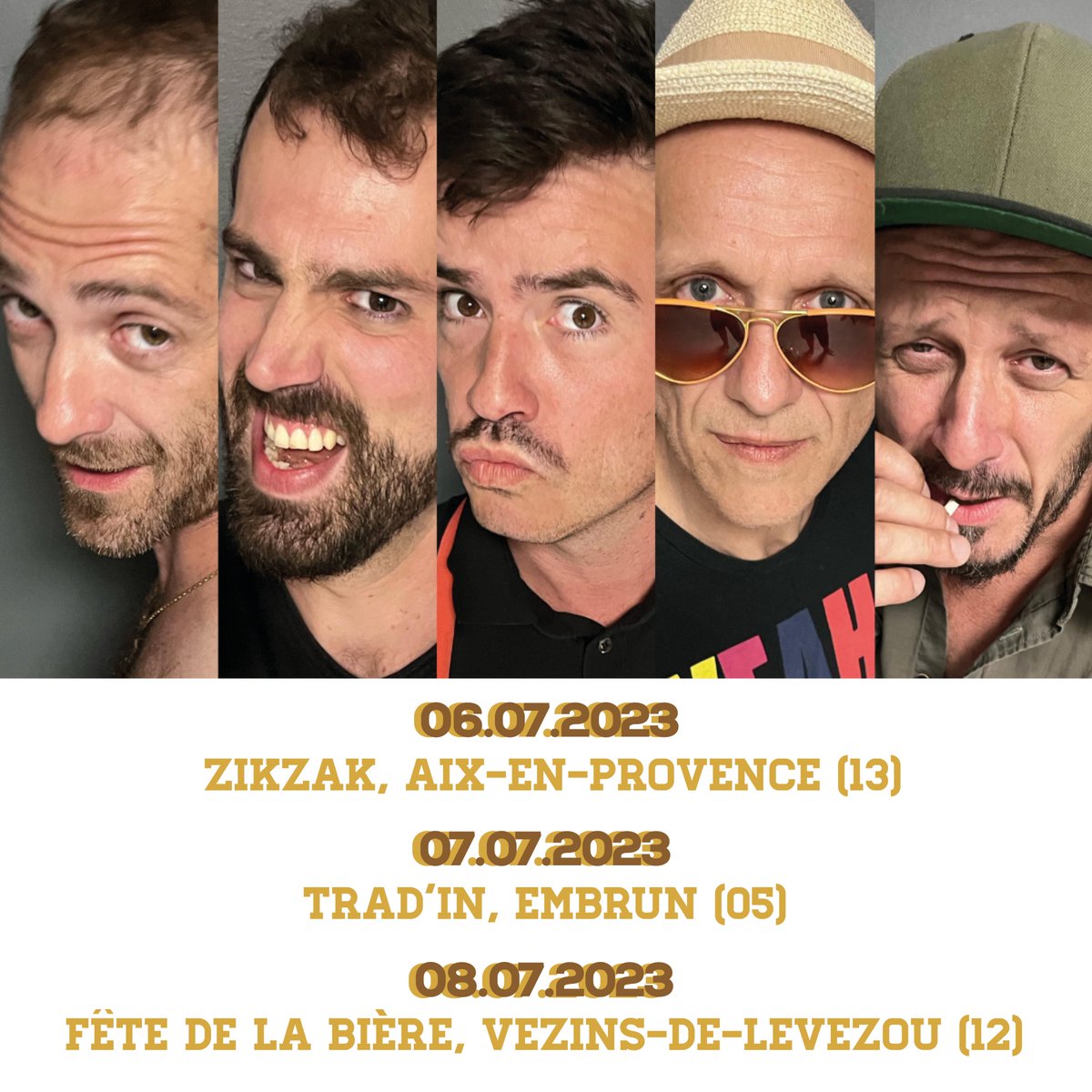 On se retrouve ce week-end pour se régaler tous ensemble 🤘🏼🔥

#tournée #zuluoscarbravoindia #rocknroll #pogo #été