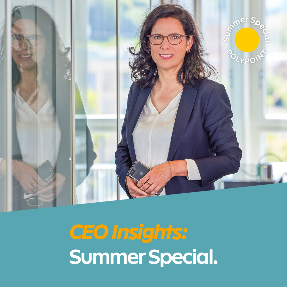 Was bringt der Sommer mit sich? 🌅 Und wie hat unsere CEO Iris Kornacker die ersten neun Monate bei POLYPOINT erlebt? 🤗 Hier beleuchtet sie diese Themen aus ihrer persönlichen Perspektive. 
Erfahren Sie mehr: bit.ly/46Du9Mf