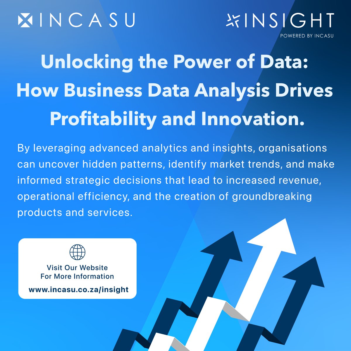 IncasuZa's tweet photo. Contact us today for a free demonstration of Insight. Our business intelligence tool can help you transform your business data into new opportunities!

Visit
https://t.co/J7WJ9liO8j

or

Give us a call at
+27 12 658 0018

#businessintelligence #businessdata #insights #automation https://t.co/juHCA5WSyz