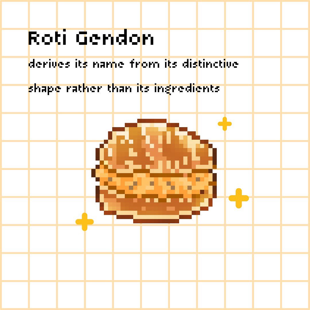 GendonStudio's tweet photo. Rollin' with Roti Gendon, where shapes steal the show!
.
.
.
 #illustration #drawing #art #pixel #pixelart #indiedev #indiegame #indiedeveloper #indie #indiegamedev #gamedev #gameartist #gameart https://t.co/k5dI0RpIVN