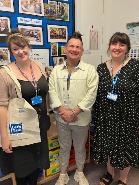 Great start to our West Sussex #NHS75 roadshow around rural villages talking with parents, children and staff at Compton &amp; UpMarden CE School. Thank you to Mr Bertwistle for letting us visit ☺️ <a href="/NHSSussex/">NHS Sussex News</a>