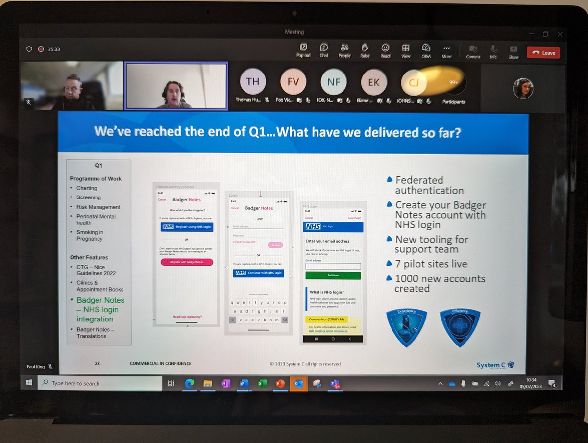 MidwifeDigital's tweet photo. Well done @System_C and @BadgerNetUK, enabling users to sign into their #BadgerNotes app via their NHS login account is a step forward to reduce the amount of apps needing to log into. π https://t.co/iHrDtGrIg1