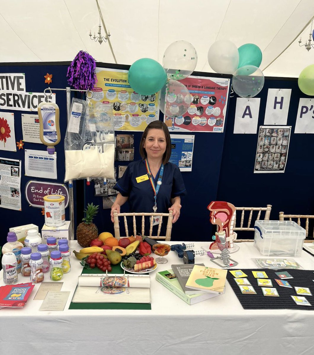 All ready to celebrate 75 years of the NHS, demonstrating how our professions and practice have developed over the years!