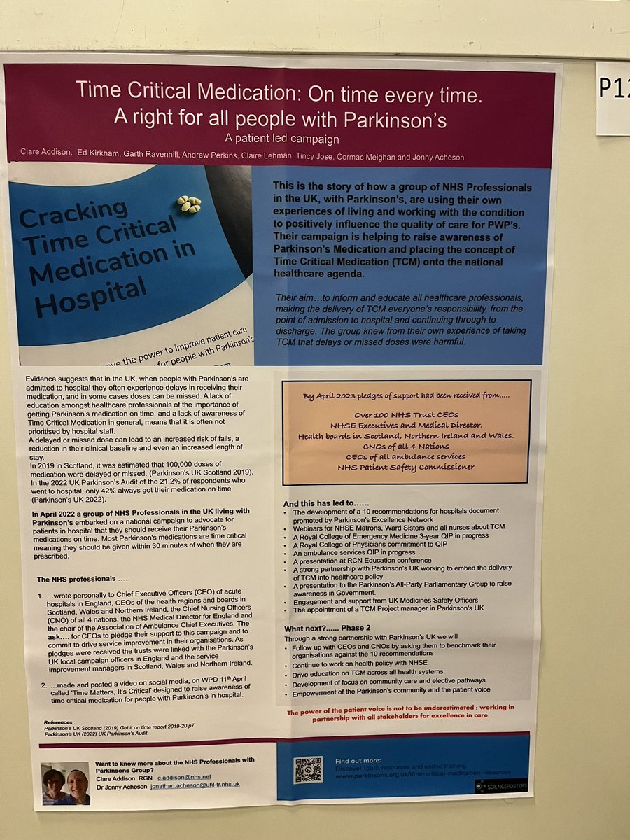 AlisonYarnall's tweet photo. @Laura_Lawsonx important poster from @jonny_acheson and team @WorldPDCongress https://t.co/e4fdklsoBU