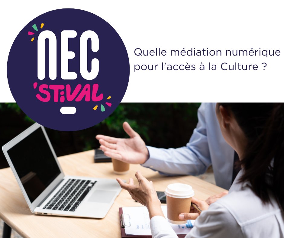 Dans le cadre du #Nec’stival organisé au <a href="/jardin21paris/">Jardin21paris</a>, le <a href="/Francil_in_HUB/">Hub Francil'in</a> propose la rencontre d'acteurs franciliens de la médiation numérique, avec la participation d'<a href="/ERSILIA/">Laura Clark Wagner</a>/ Le BAL pour penser l'inclusion numérique liée à l’accès à la Culture. <a href="/BanqueDesTerr/">Banque des Territoires</a> <a href="/ANCTerritoires/">Agence nationale de la cohésion des territoires</a>