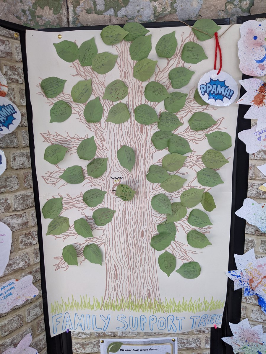 Ruth__Webber's tweet image. I had a fab time at #BiBFest2023 Our &apos;Family Support Tree&apos; went from bare to a summer display of people that the young people feel supported by 🍃🌳 It was great sharing a stall with @DrRuthWadman and Olivia Taylor, and lovely to meet so many fab young people and practitioners 🙌
