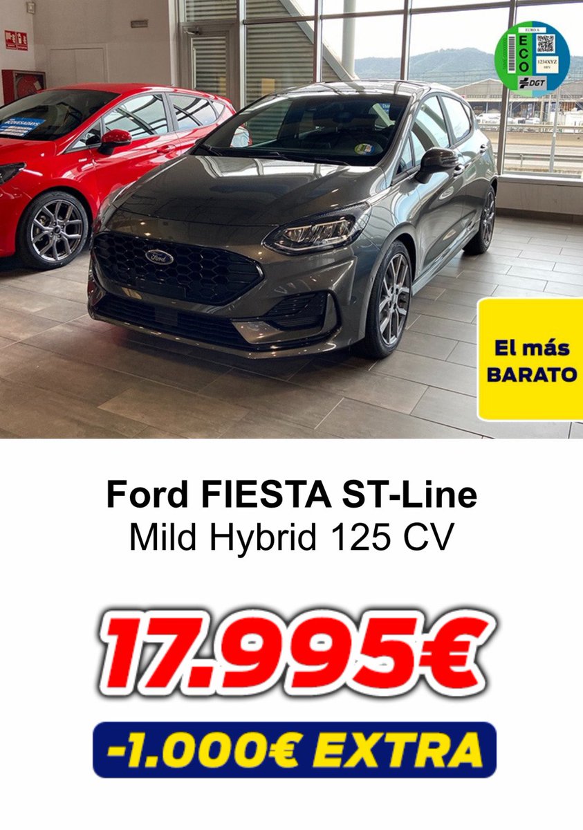fordcovesa's tweet photo. 🤩 ¡Llegan los #COVESASummerDAYS! 🏖️ Hasta este 15 de julio llévate un #Ford desde sólo ¡17.995€! en #FordCOVESA 👉 https://t.co/mfFmItyLTe. ¡-1.000€ EXTRA de descuento! https://t.co/Blqnp9okkB