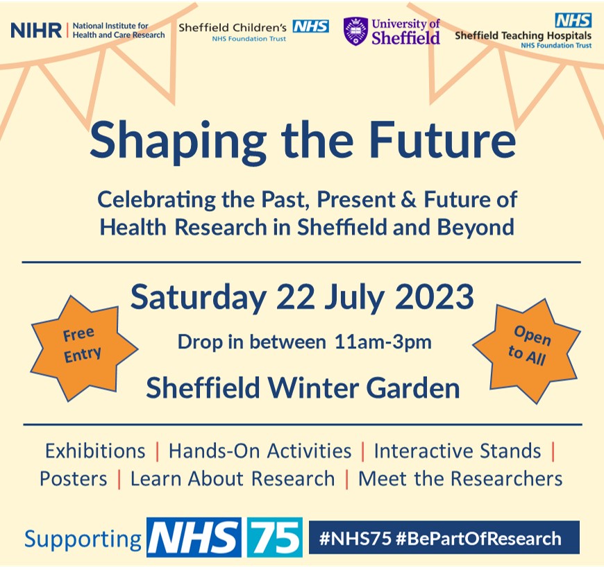 Sheffield CCTC (@sheffieldcctc) on Twitter photo 💙 Happy 75th Birthday NHS 💙 Thank you to everyone who supports research in the NHS.
Join us on the 22nd July to celebrate Sheffield's contribution to health research!
#NHS75 #BePartOfResearch
<a href="/Shef_Research/">STHResearch&Innovation</a> @UniShefEngage 💙 Happy 75th Birthday NHS 💙 Thank you to everyone who supports research in the NHS.
Join us on the 22nd July to celebrate Sheffield's contribution to health research!
#NHS75 #BePartOfResearch
<a href="/Shef_Research/">STHResearch&Innovation</a> @UniShefEngage