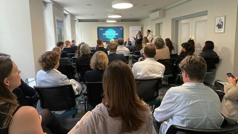 cornerstonebarr's tweet photo. Last night we welcomed professionals from various sectors into Chambers for the launch of #CornerstoneClimate, our new centre of excellence for climate litigation. We enjoyed a thoughtful discussion on climate change &amp; the infrastructure required to deliver net zero by 2050. https://t.co/Nq7cRbaFbn