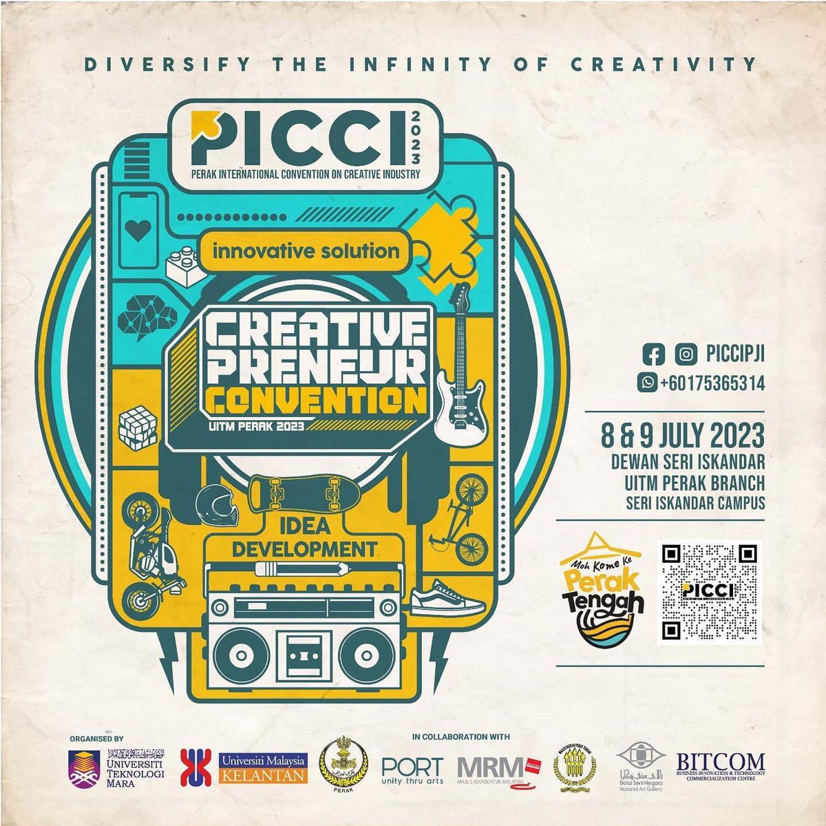 I will be at Perak International Convention of Creative Industry 2023 this weekend~ see you there!