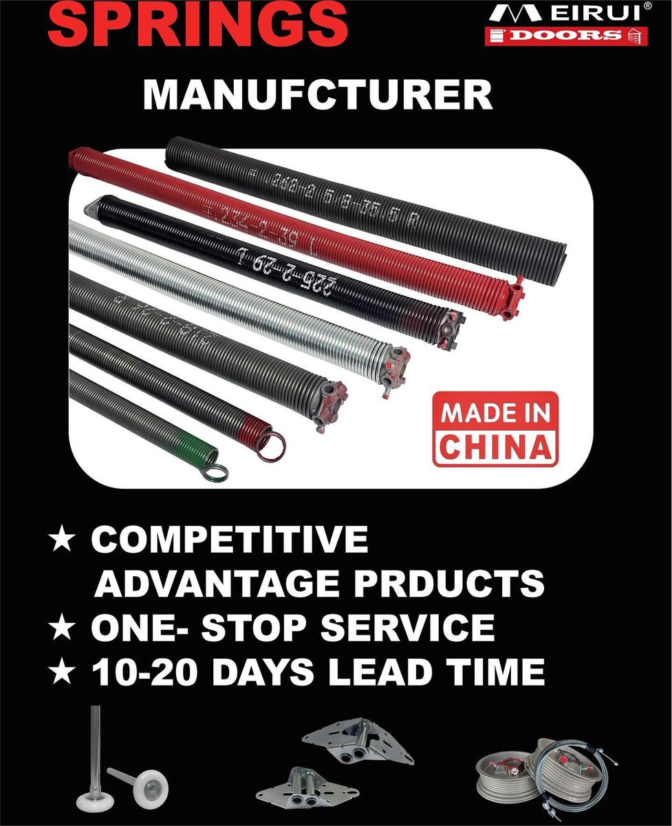 Jan Zhang (@jan_hebeimeirui) on Twitter photo Garage door torsion spring manufacturers also supply rollers, hinges, drums, cables, and so on.
Welcome to get a free inquiry. Email: Jan@meiruimetals.com WhatsApp 86-15933617863#garagedoorreplacement #garagedoorservice #torsionspring #garagedoorrollers #hinge #meiruimetals #hbmr Garage door torsion spring manufacturers also supply rollers, hinges, drums, cables, and so on.
Welcome to get a free inquiry. Email: Jan@meiruimetals.com WhatsApp 86-15933617863#garagedoorreplacement #garagedoorservice #torsionspring #garagedoorrollers #hinge #meiruimetals #hbmr