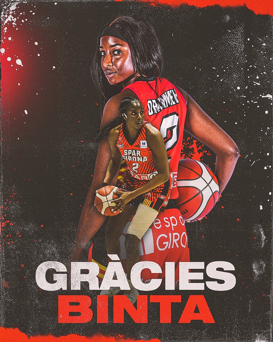 Gràcies, <a href="/bddrammeh/">Binta Daisy Drammeh</a> ❤️🖤

📌 L'Spar Girona i la jugadora Binta Drammeh han arribat a un acord per a la desvinculació del contracte.

El club et desitja molta sort en els teus futurs projectes 🙏

#SomhiUni #GràciesBinta