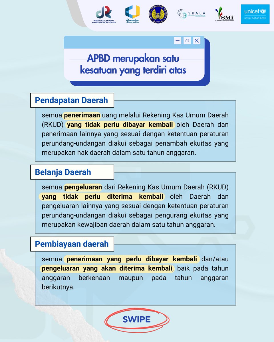 DitjenPK's tweet image. Hari ini kita kenalan dan belajar terkait APBD yuk!
Ada yang sudah pernah mendengar istilah APBD sebelumnya?
Lebih jelasnya kita simak konten berikut yaa 😉

#APBD
#LombaBedahDataAPBD2023
#MengawalUangKitaMembangunMasaDepan