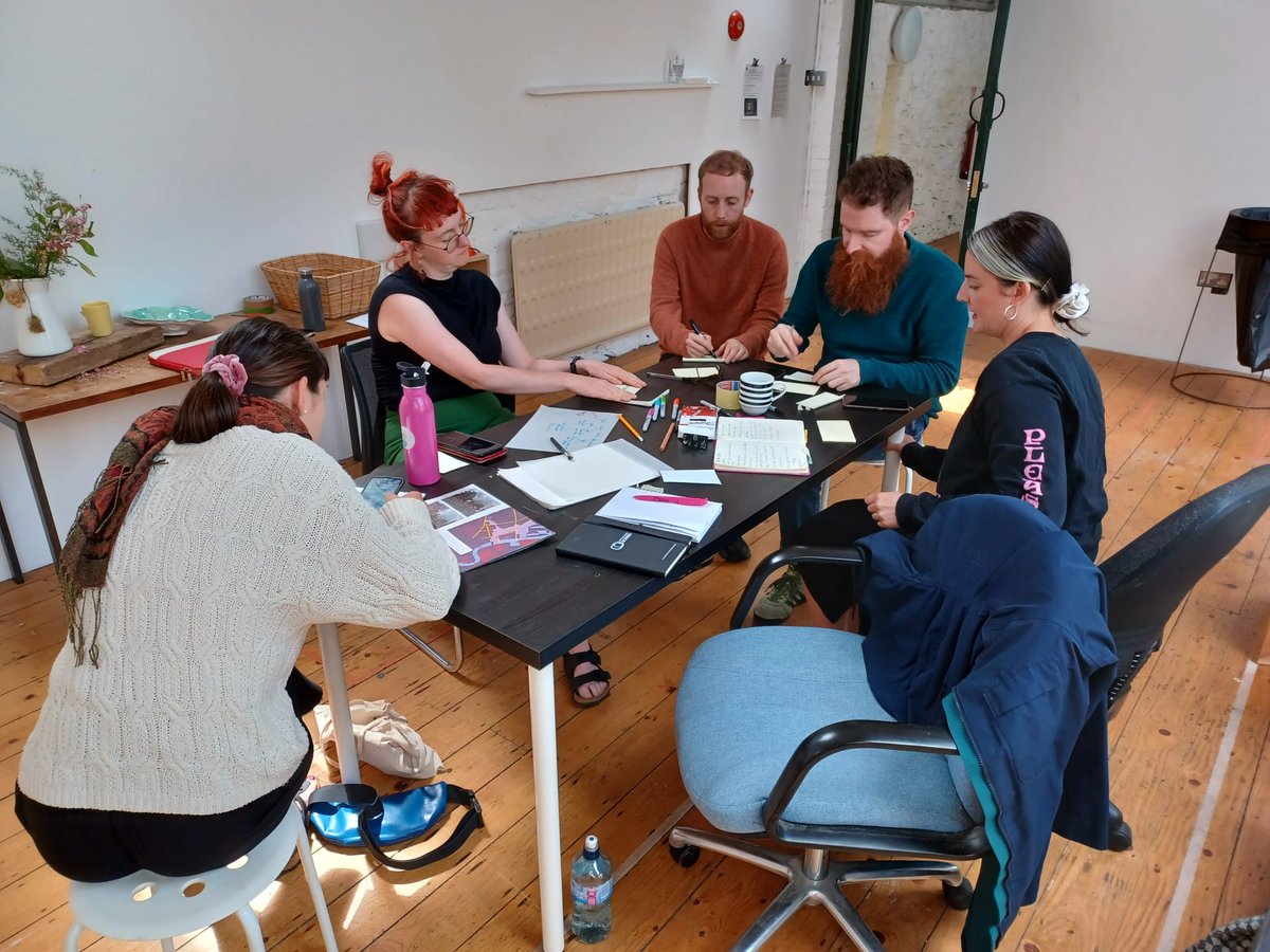 array_studios's tweet photo. Still pinching ourselves after a week spent in residency in @IMMAIreland , working on ideas for an exciting upcoming exhibition! More to be revealed soon! Yay! #arraycollective #immaireland #upcomingcraic #cannotwait https://t.co/FroKwMVUJh