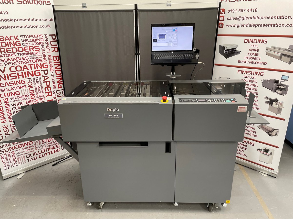 GlendalePresentation (@glendaleps) on Twitter photo Glendale now have in stock this Duplo DC646 slitter/cutter/creaser. This model includes the optional RPM module. Full details on our website.
☎️ 0191 5674410
📧 info@glendalepresentation.co.uk
🌍 glendalepresentation.co.uk Glendale now have in stock this Duplo DC646 slitter/cutter/creaser. This model includes the optional RPM module. Full details on our website.
☎️ 0191 5674410
📧 info@glendalepresentation.co.uk
🌍 glendalepresentation.co.uk