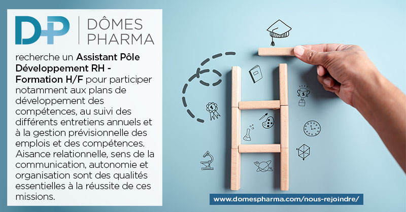 Nous recrutons un Assistant Pôle Développement RH - Formation H/F. Poste en CDD jusqu'à mars 2024 à  pourvoir immédiatement et basé à Pont-du-Château (63), 
lnkd.in/eYvu2tB
#rejoigneznous #emplois #AURA #IndustriePharmaceutique #rh #formation