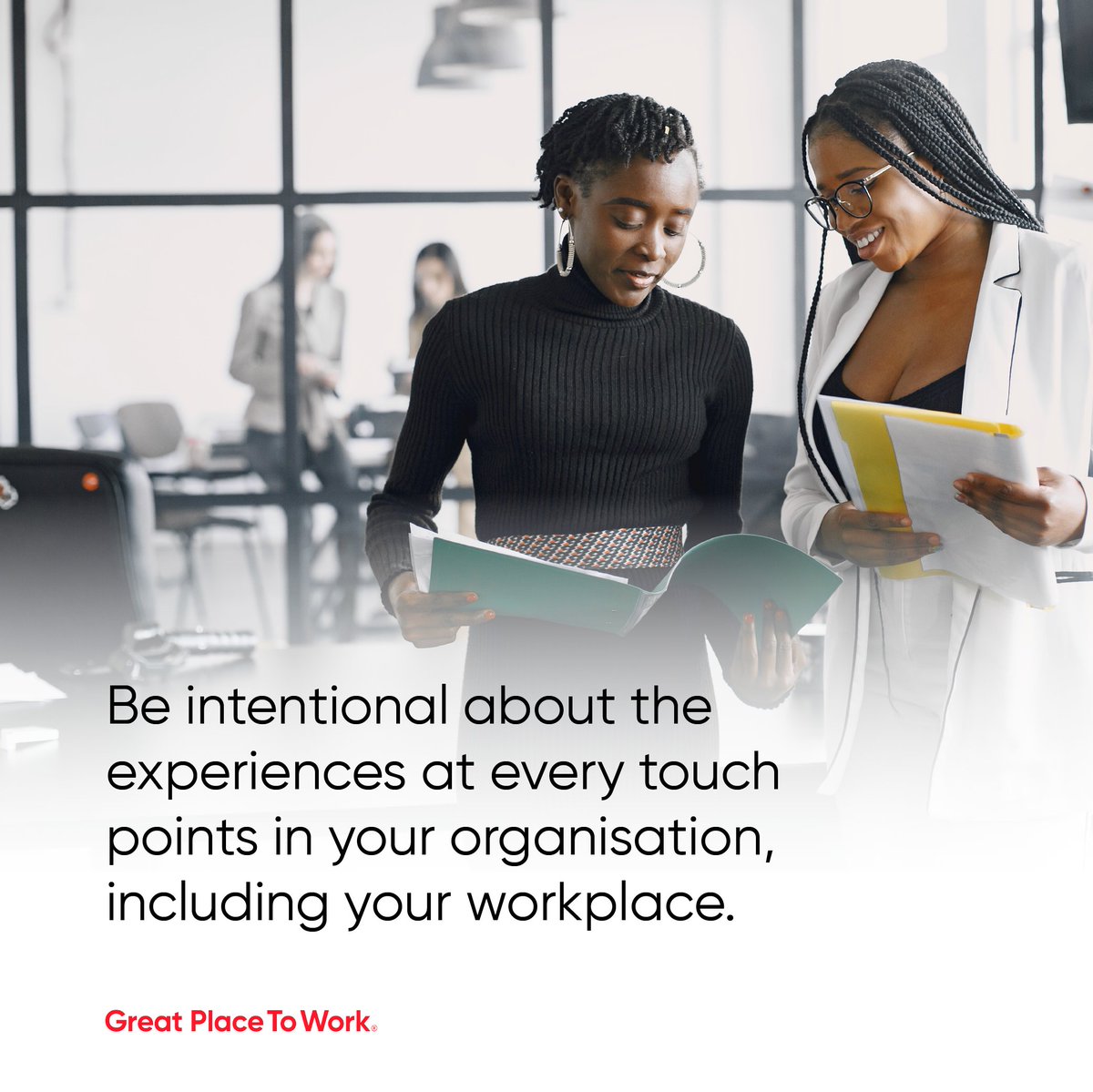 GPTW_Nigeria's tweet image. Be intentional about the experiences at every touch point in your organization, including the workplace. Cultivate a positive and engaging culture that enhances employee satisfaction and organizational success. #WorkplaceExperience #EmployeeEngagement