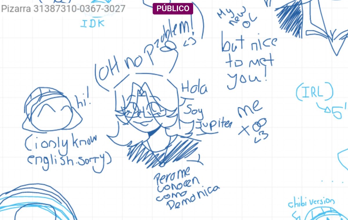 jupiterartboy06's tweet photo. Aquí les dejo algunos dibujos en una pizarra de dibujo compartida en público de un artista de habla inglesa, yo les dejo aquí mismo mi propia pizarra pública para que puedan unirse a dibujar junto a mi
https://t.co/yOmhu2dAy0
No duden en ir!!!
#drawing #dibujarjuntos #unanse https://t.co/eUbuQCqVnQ